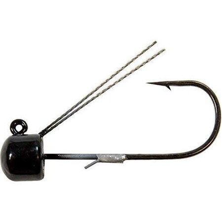 Z-Man Power Finesse Shroomz Jighead 16 Oz, 3Pk, Black, 3PK PJH16-02PK3